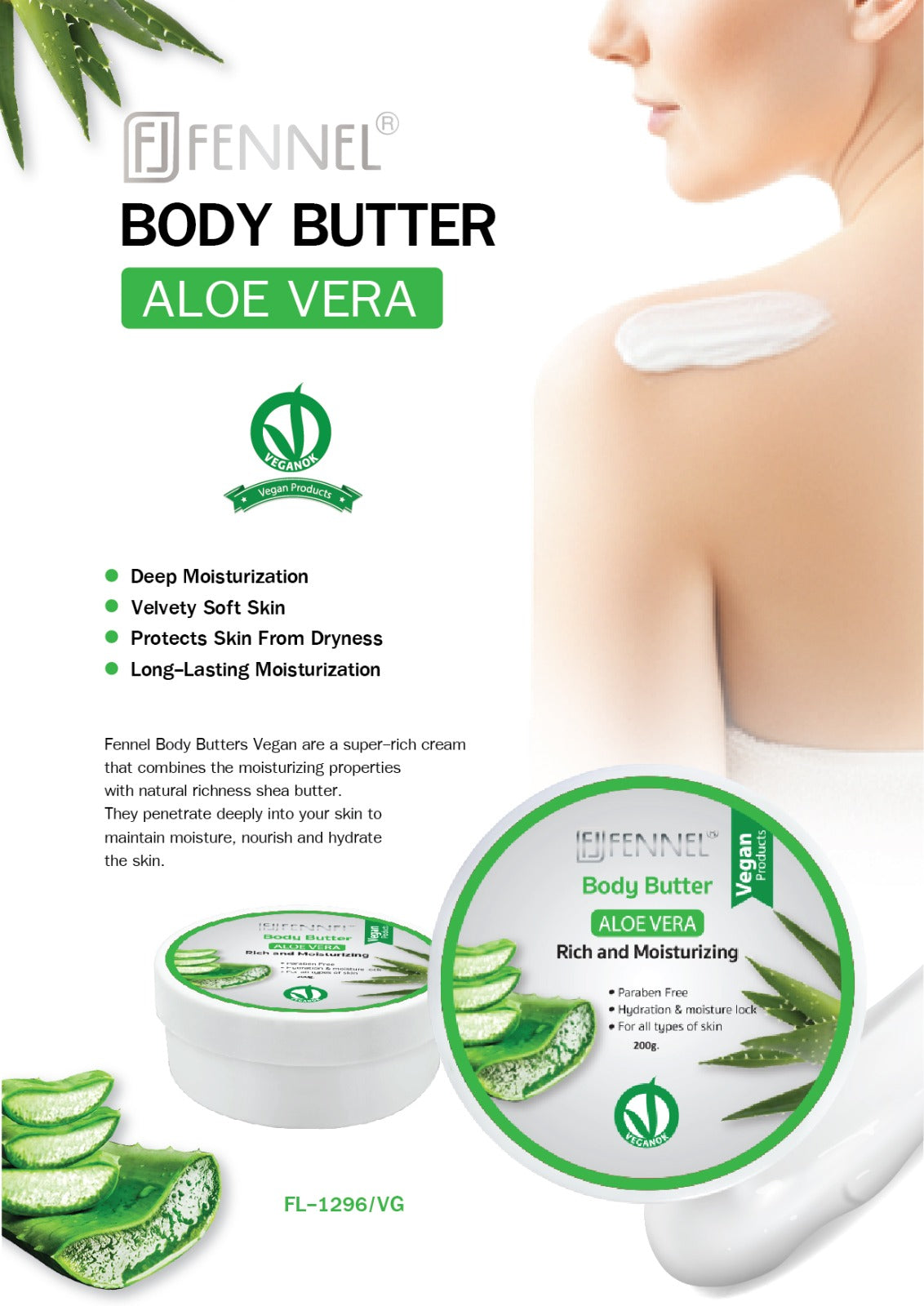 FENNEL Body Butter Cream – Aloe Vera