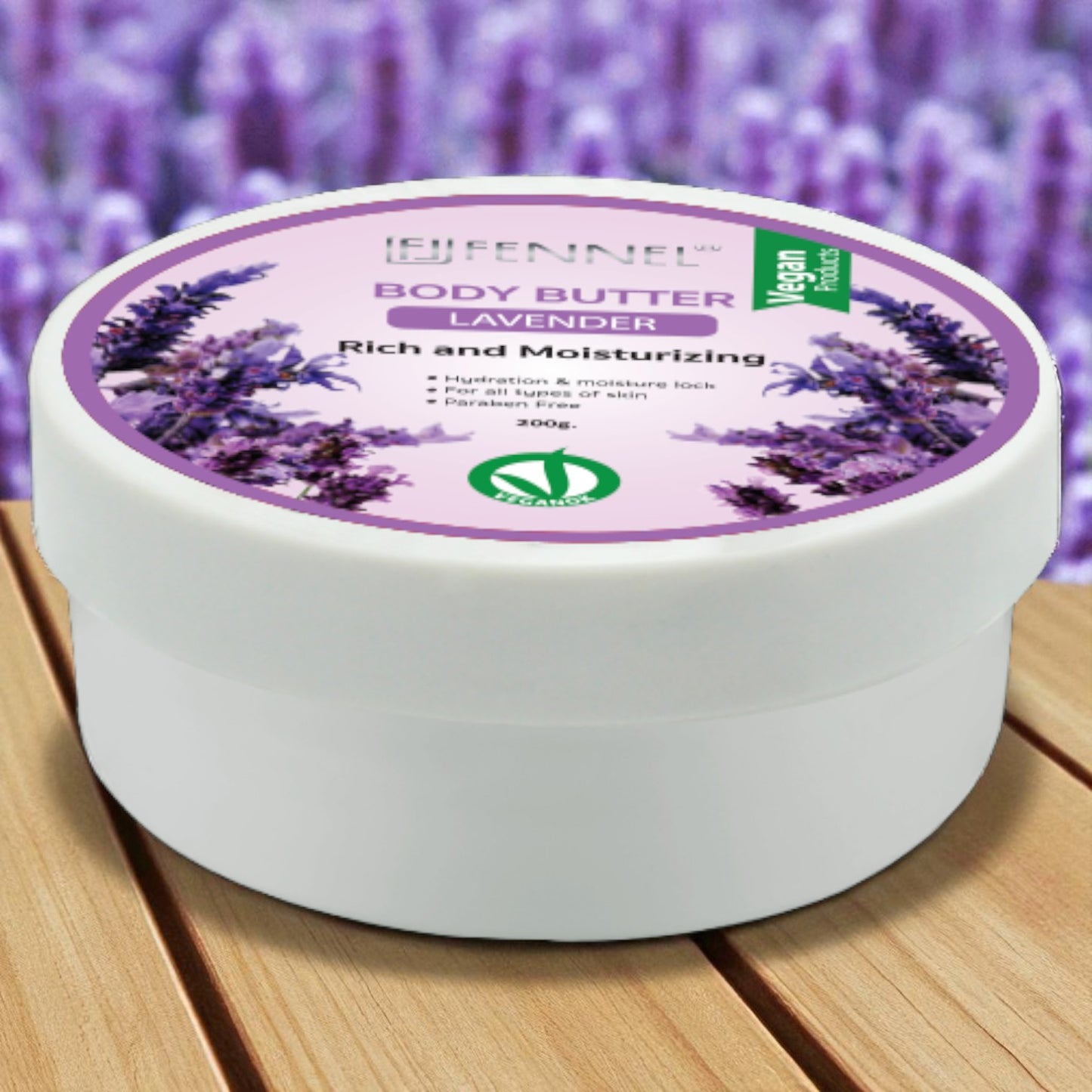 FENNEL Body Butter Cream – Lavendar