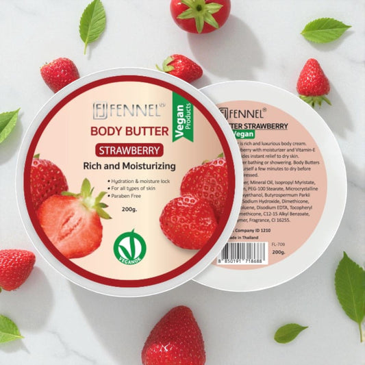 FENNEL Body Butter Cream - Strawberry