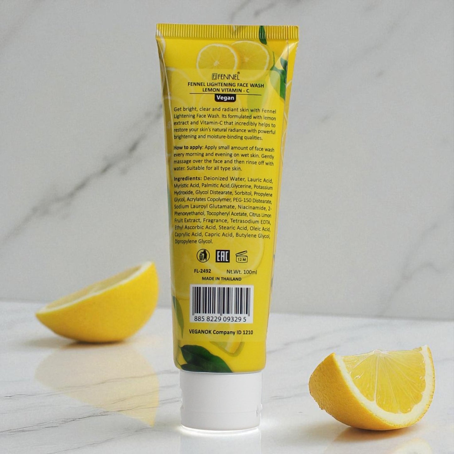 FENNEL Whitening Face Wash – Lemon