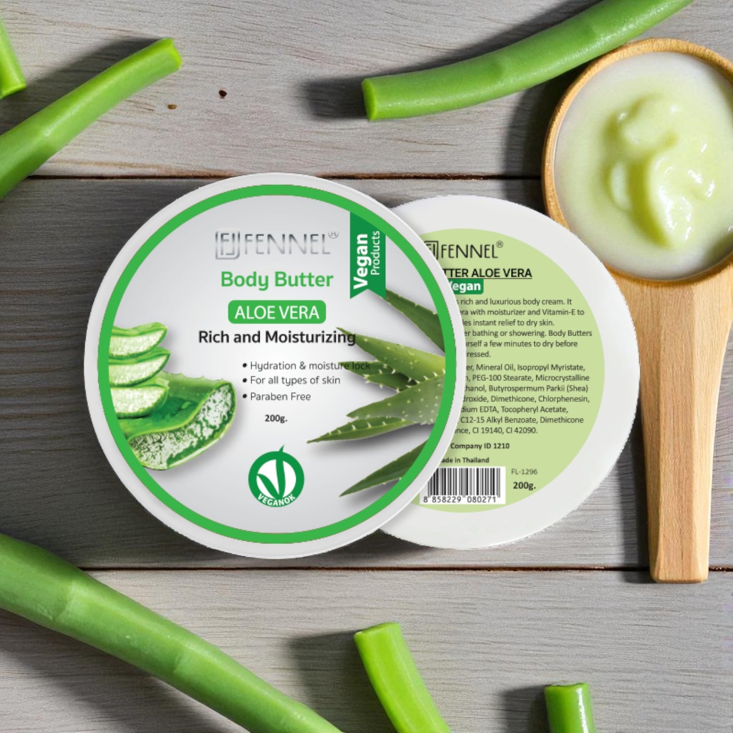 FENNEL Body Butter Cream – Aloe Vera