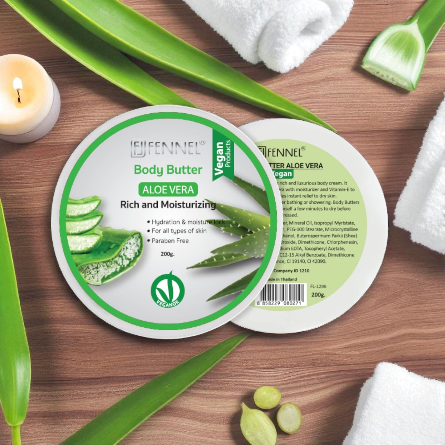 FENNEL Body Butter Cream – Aloe Vera